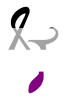 An ace flag treble ampersand. 